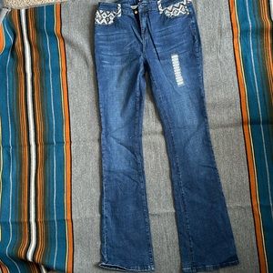 Ranch Dressn Boot Cut Denim Trousers